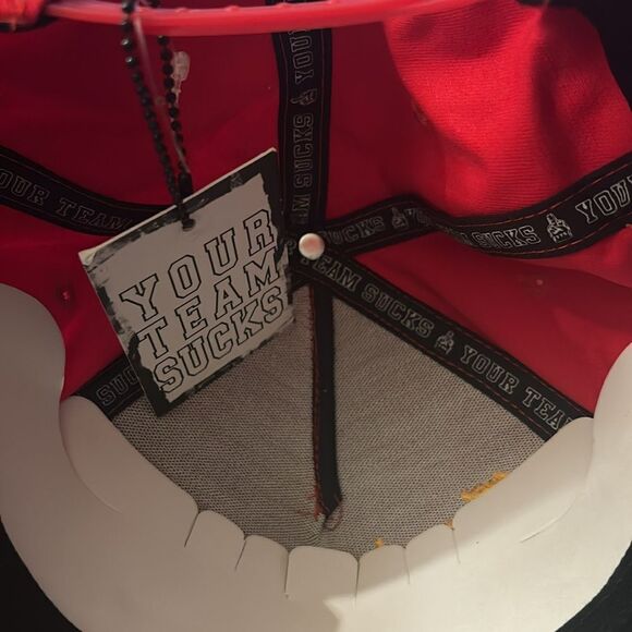 YTS Good Things Don't Last Forever Snapback Hat-Red - Picture 8 of 10